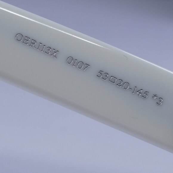 Off-White OERI13X VALDEZ 0107 Square Sunglasses – White/Dark Grey - Picture 7 of 10